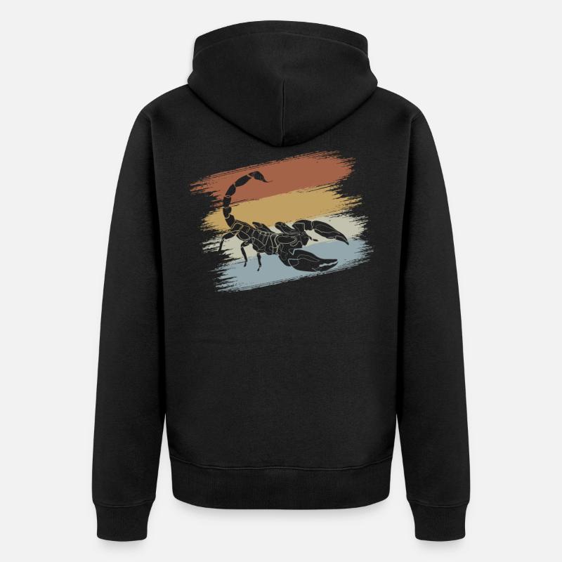 Scorpion - Veste à capuche bio Premium Unisexe - noir