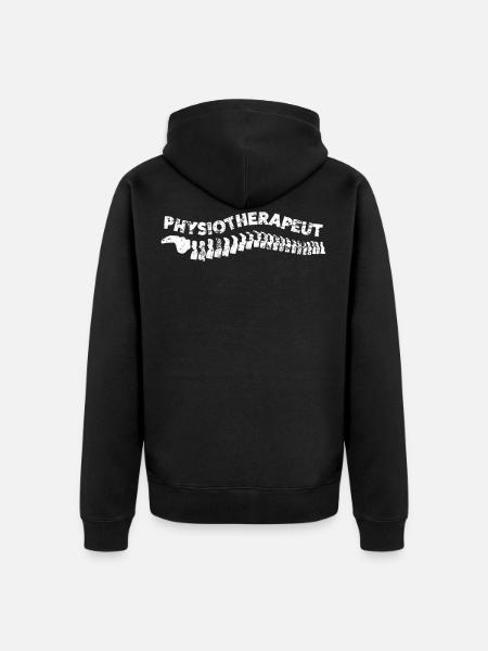 Physiotherapist - Unisex Premium Organic Zip Hoodie - black