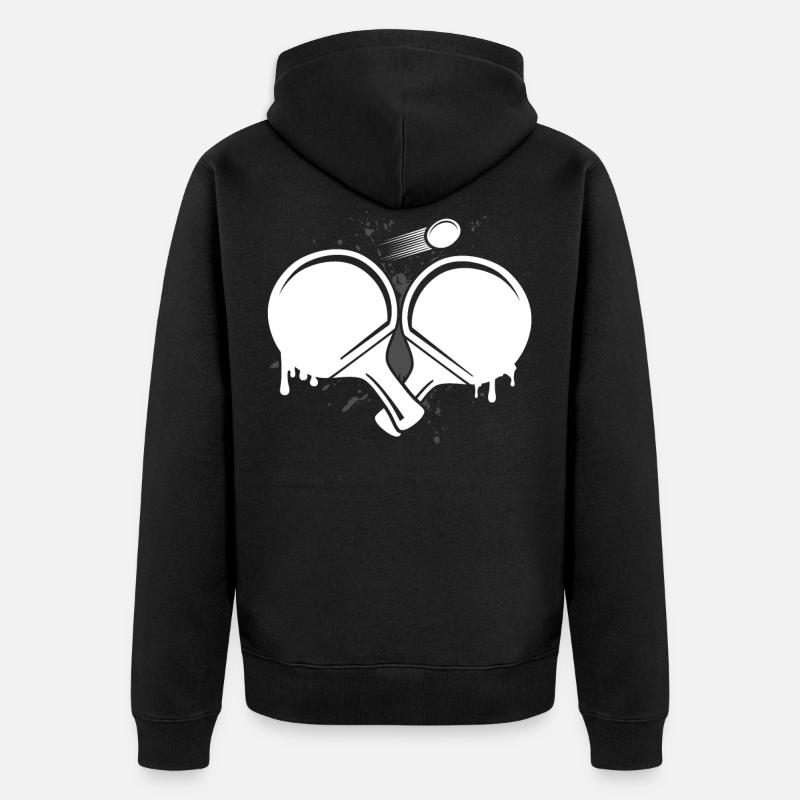 Ping-pong - Veste à capuche bio Premium Unisexe - noir