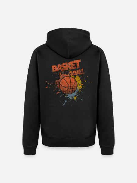 Basket-ball - Veste à capuche bio Premium Unisexe - noir
