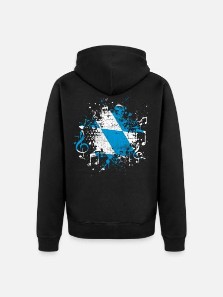 Bayern Music - Unisex Premium Organic Zip Hoodie - black