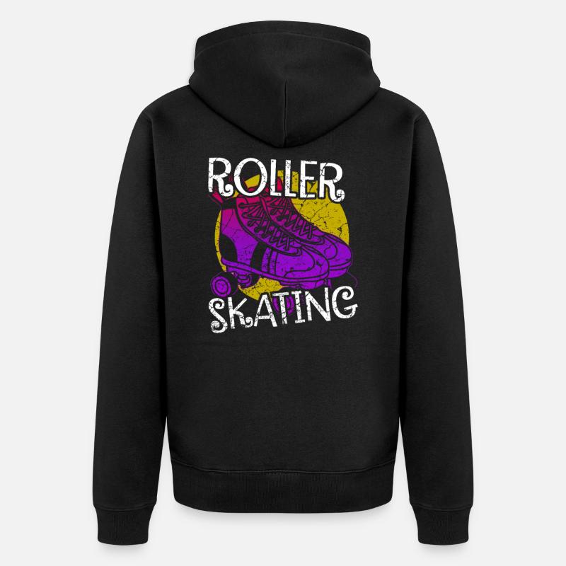 Roller - Veste à capuche bio Premium Unisexe - noir