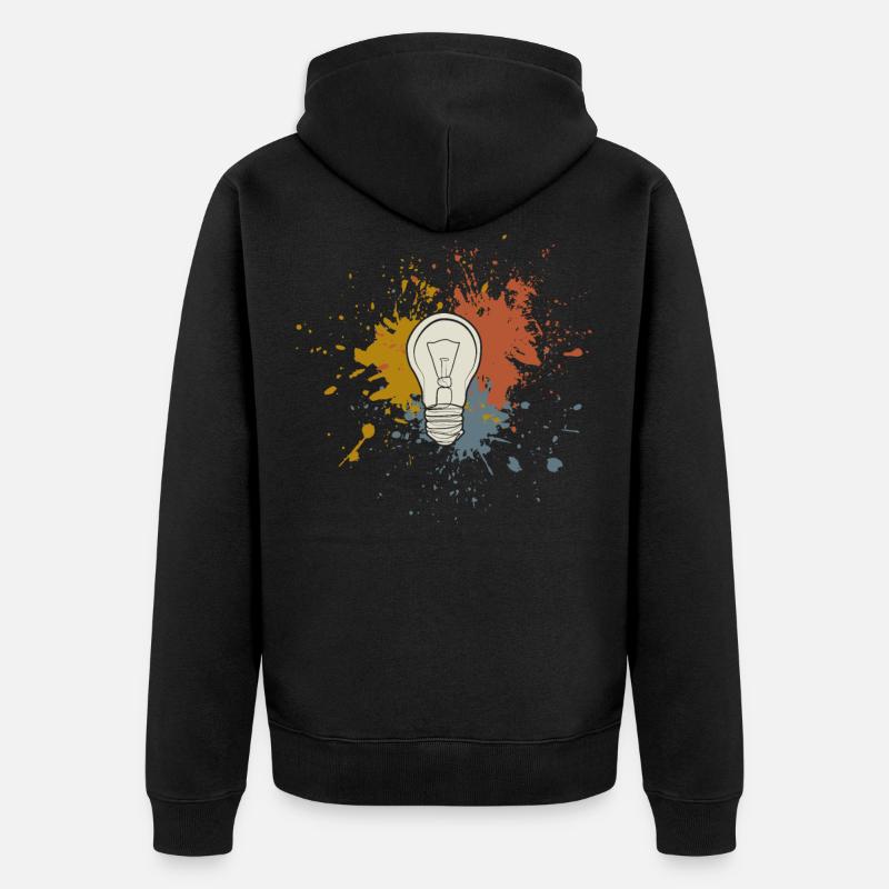 Ampoule - Veste à capuche bio Premium Unisexe - noir