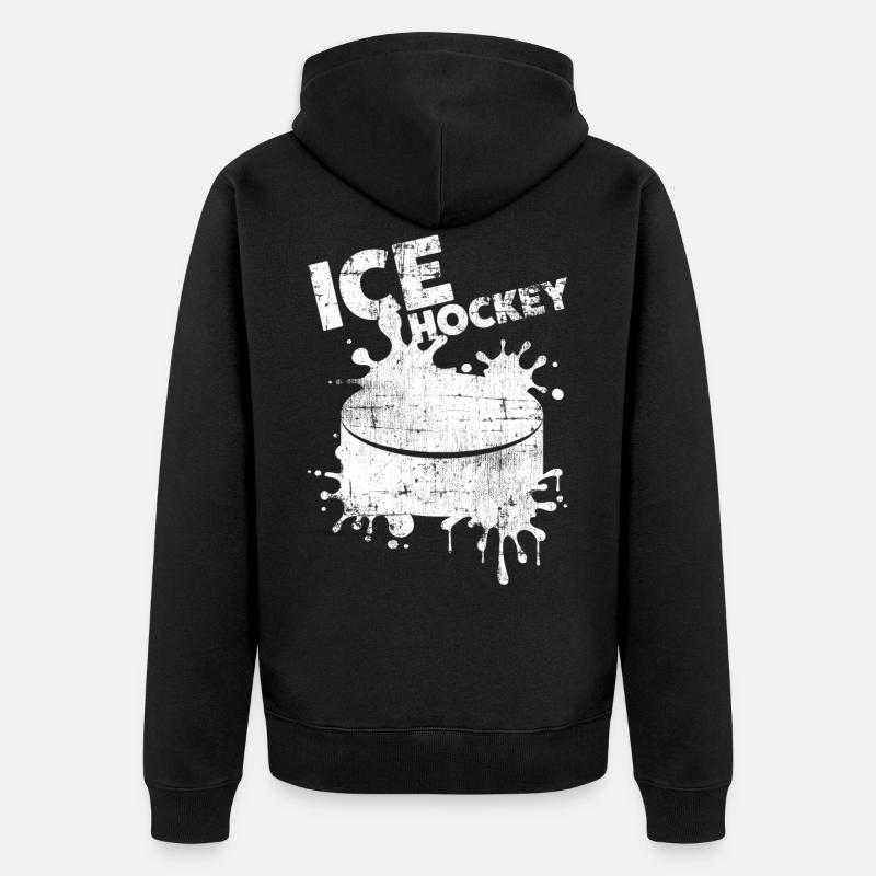Hockey - Veste à capuche bio Premium Unisexe - noir