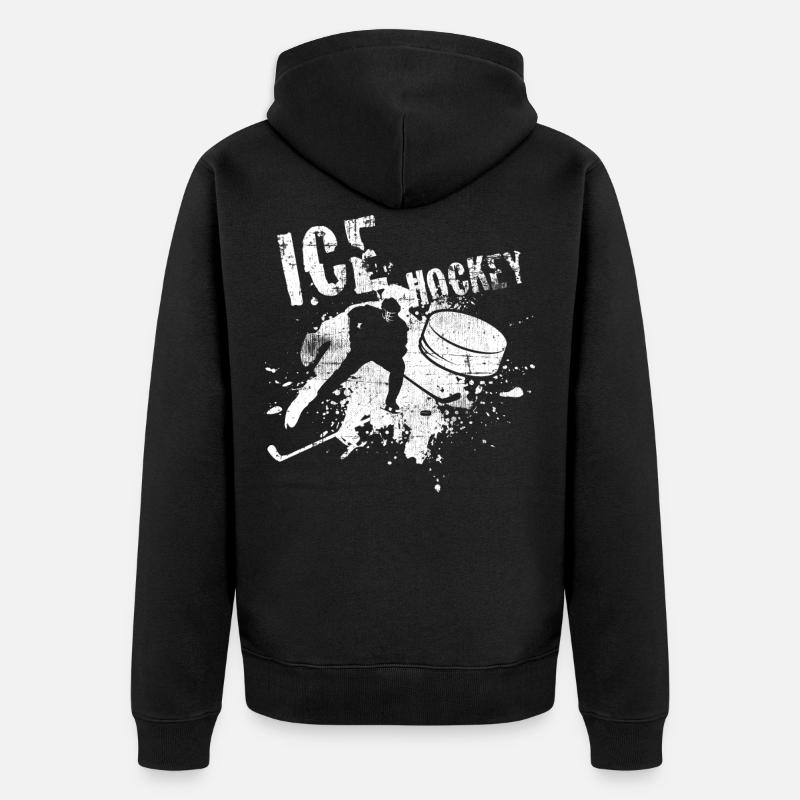 Hockey - Veste à capuche bio Premium Unisexe - noir