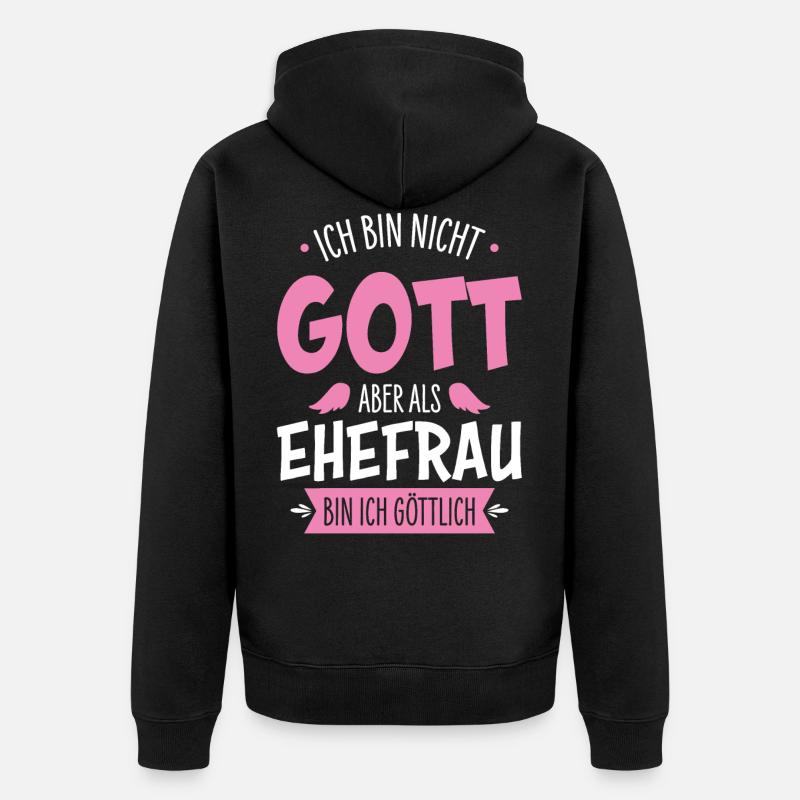 Épouse - Veste à capuche bio Premium Unisexe - noir