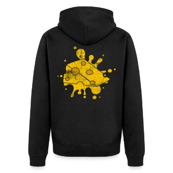 Fromage - Veste à capuche bio Premium Unisexe - noir - Dos - Nico (187cm)