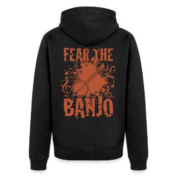 Banjo - Veste à capuche bio Premium Unisexe - noir - Dos - Nico (187cm)