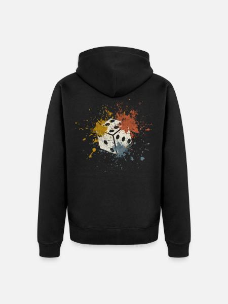 Cubes - Veste à capuche bio Premium Unisexe - noir