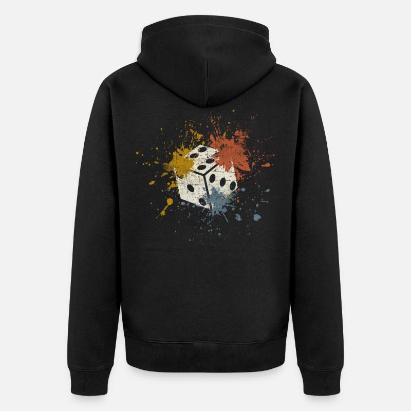 Cubes - Veste à capuche bio Premium Unisexe - noir