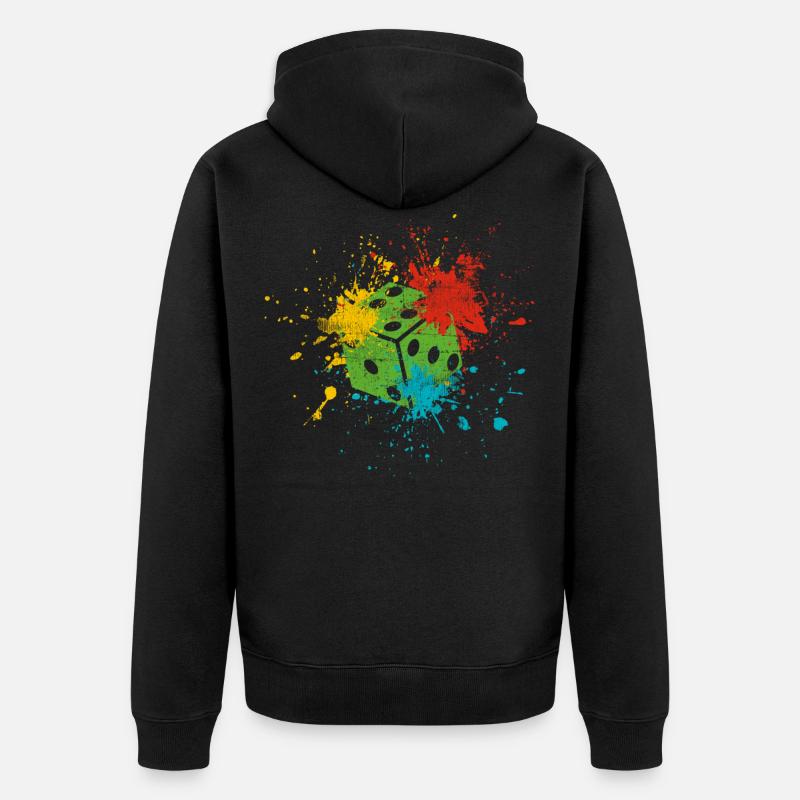 Cubes - Veste à capuche bio Premium Unisexe - noir