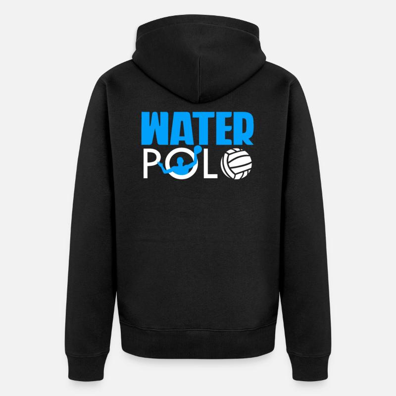 water polo - Veste à capuche bio Premium Unisexe - noir