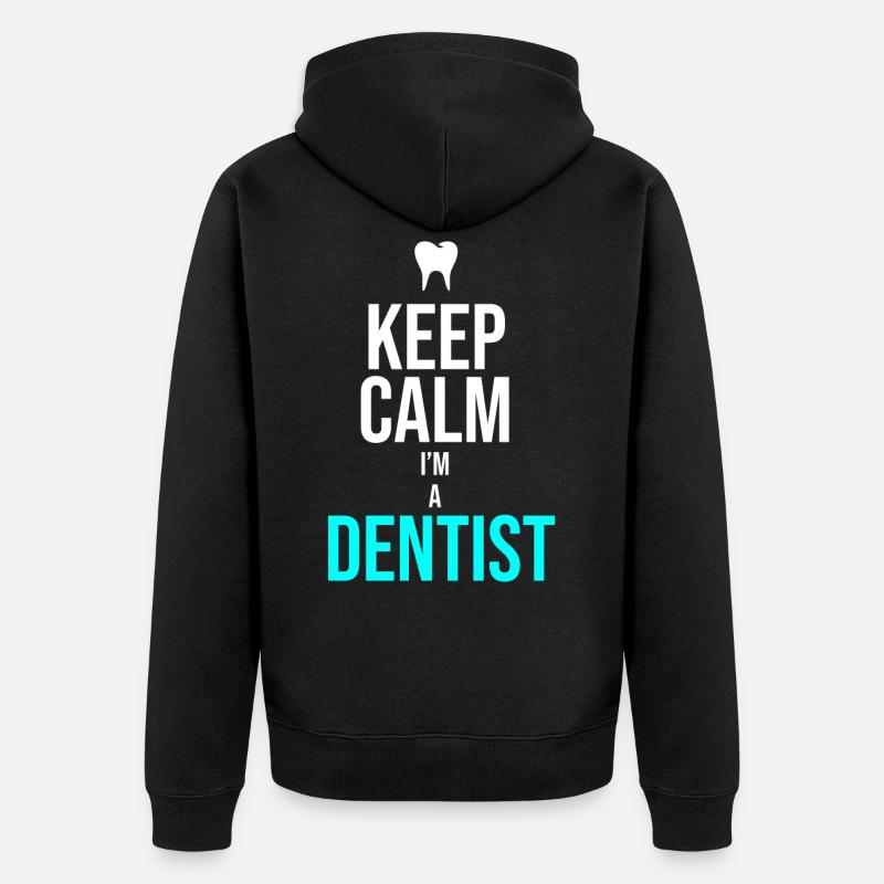 Dentiste dentiste - Veste à capuche bio Premium Unisexe - noir