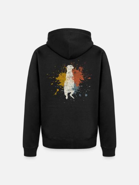 suricates - Veste à capuche bio Premium Unisexe - noir