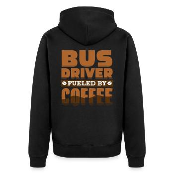 conducteur - Veste à capuche bio Premium Unisexe - noir - Dos - Nico (187cm)