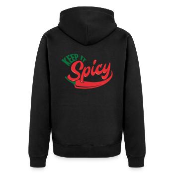 cuisine - Veste à capuche bio Premium Unisexe - noir - Dos - Nico (187cm)
