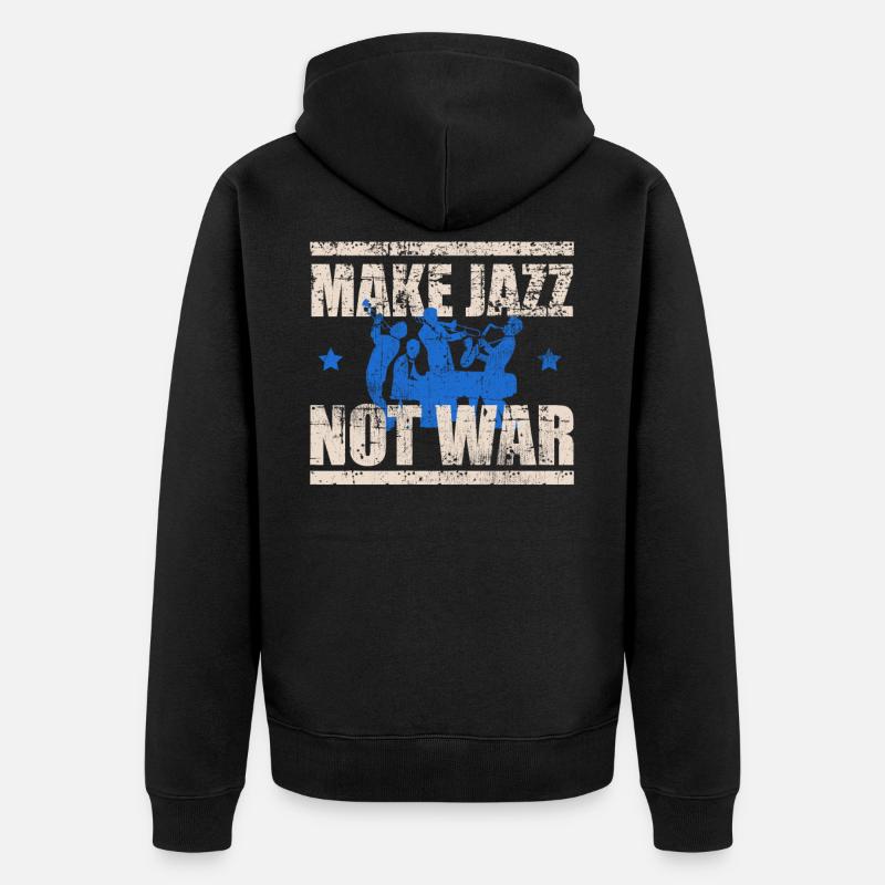 jazz - Veste à capuche bio Premium Unisexe - noir