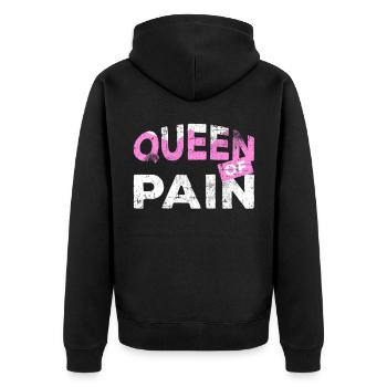 physiothérapeute - Veste à capuche bio Premium Unisexe - noir - Dos - Nico (187cm)