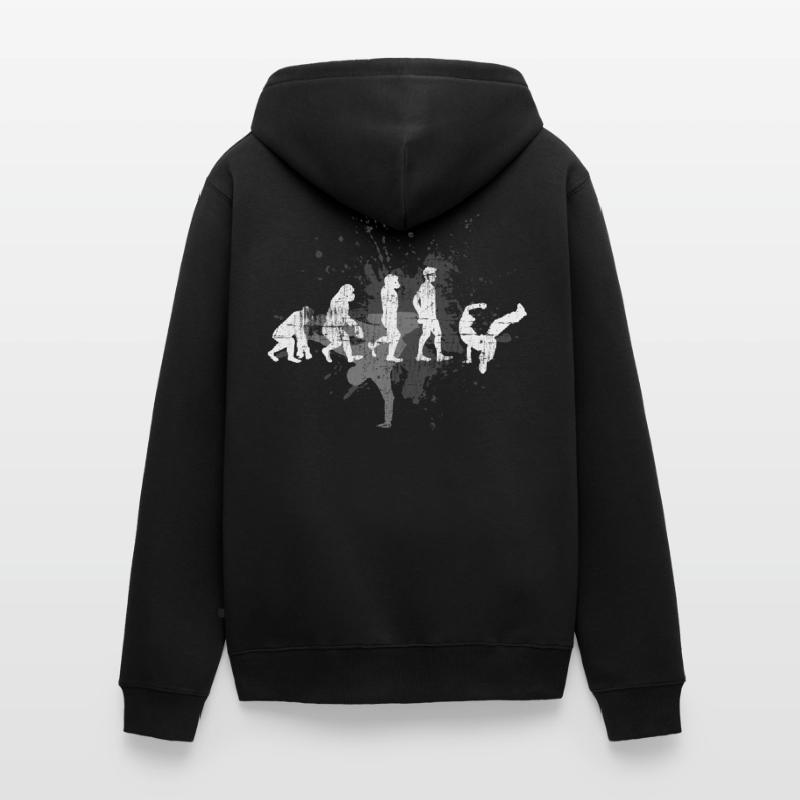 Breakdance Evolution Unisex Premium Organic Zip Hoodie