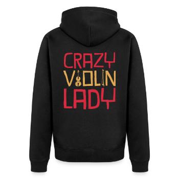 violon - Veste à capuche bio Premium Unisexe - noir - Dos - Nico (187cm)
