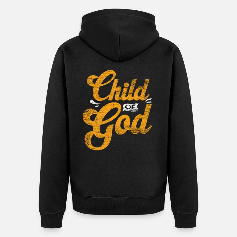 Dieu - Veste à capuche bio Premium Unisexe - noir