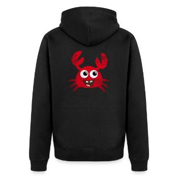 Cancer - Veste à capuche bio Premium Unisexe - noir - Dos - Nico (187cm)