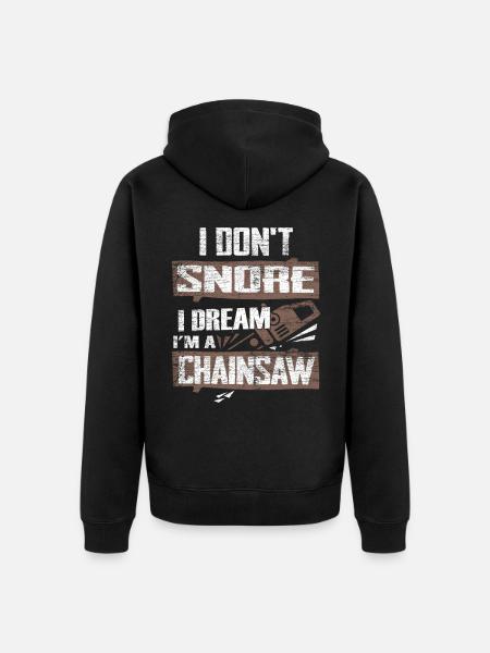 lumberjack - Unisex Premium Organic Zip Hoodie - black