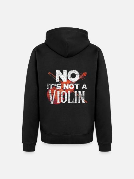 Cello - Unisex Premium Bio Zip Hoodie - Schwarz