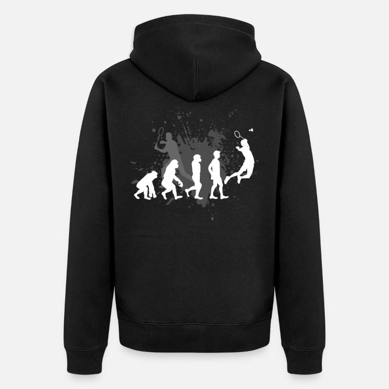 badminton - Veste à capuche bio Premium Unisexe - noir