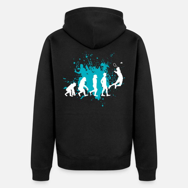 badminton - Veste à capuche bio Premium Unisexe - noir