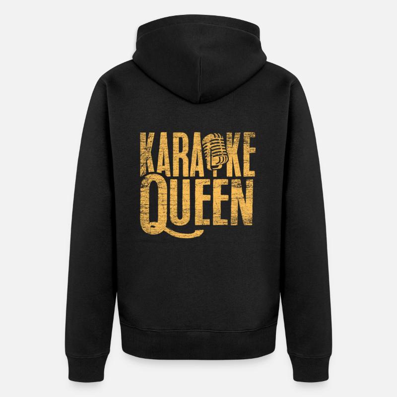 Karaoke - Veste à capuche bio Premium Unisexe - noir