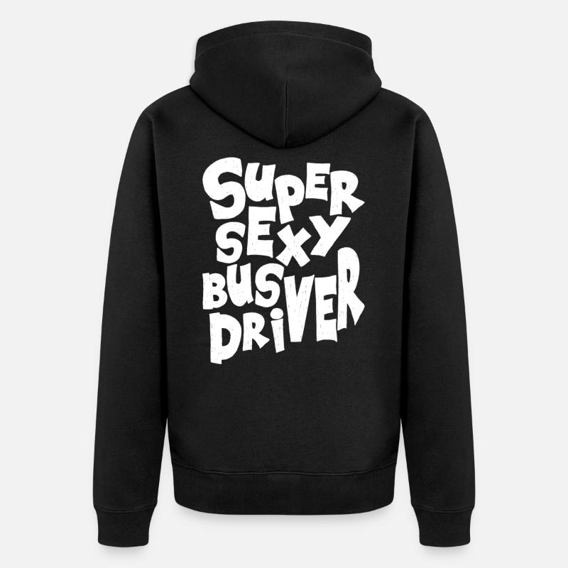 conducteur - Veste à capuche bio Premium Unisexe - noir