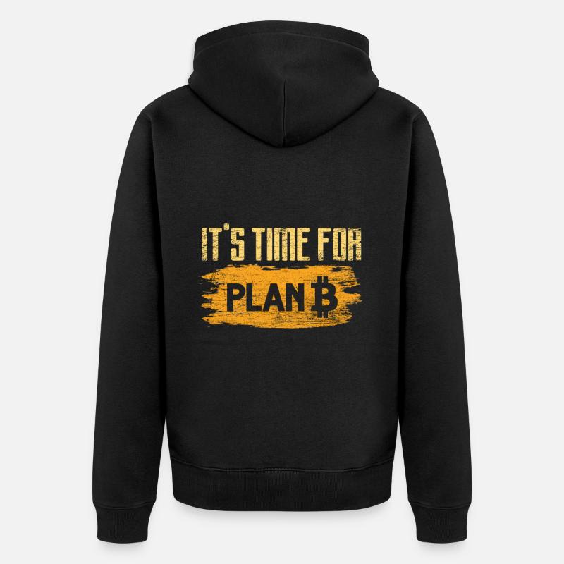 Bitcoin - Veste à capuche bio Premium Unisexe - noir