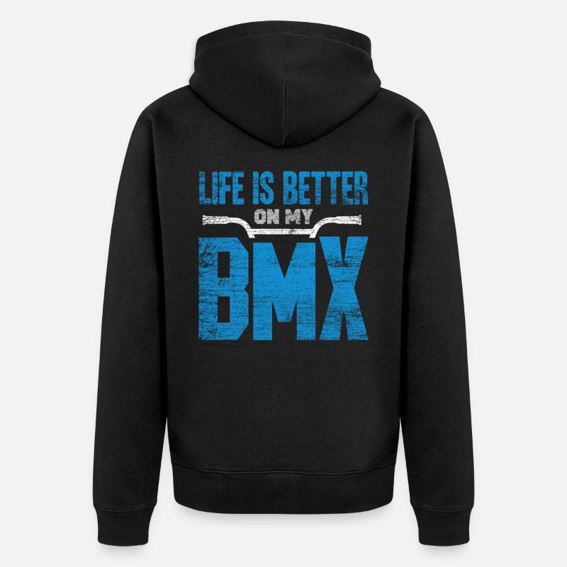 BMX - Veste à capuche bio Premium Unisexe - noir