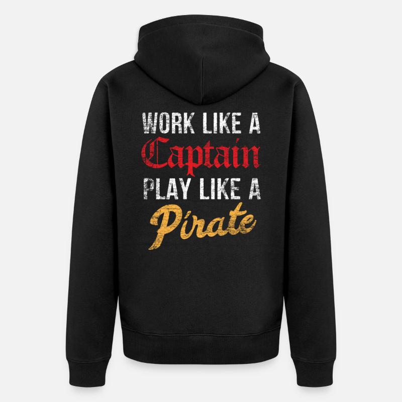 Pirat - Veste à capuche bio Premium Unisexe - noir