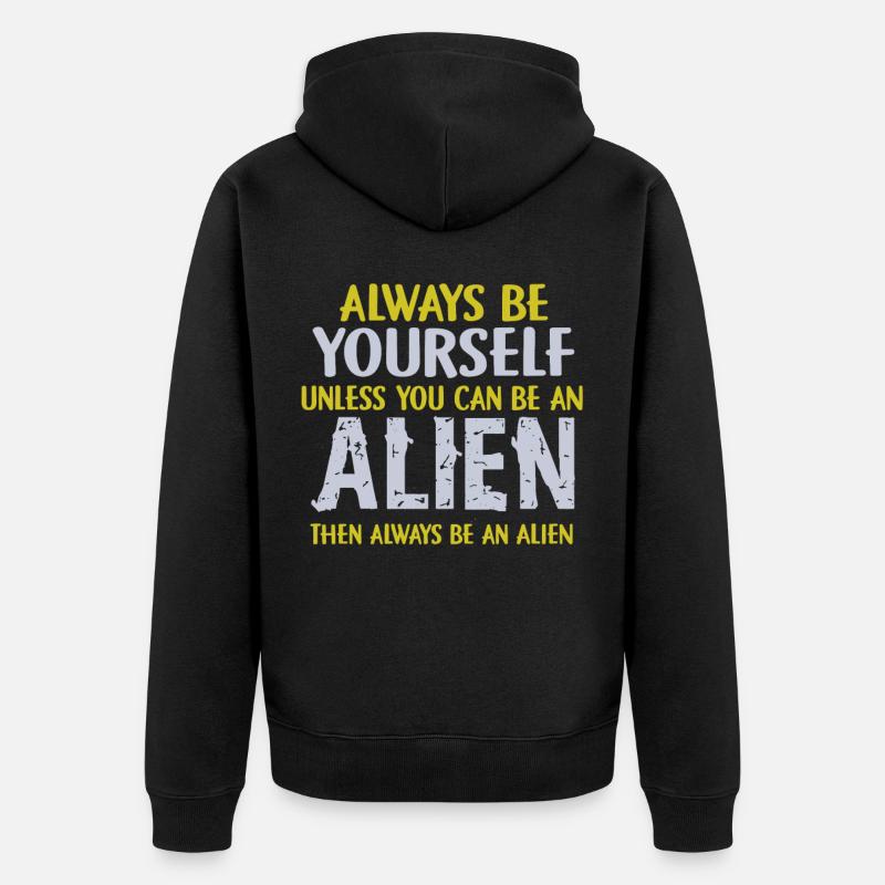 Alien - Veste à capuche bio Premium Unisexe - noir