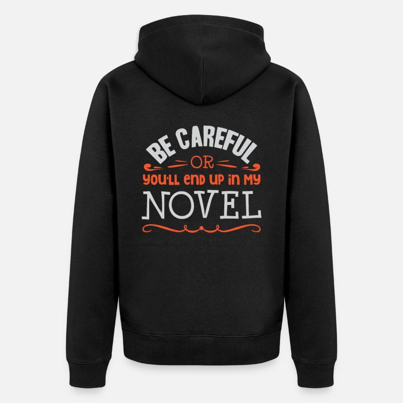 Auteur auteur du livre - Veste à capuche bio Premium Unisexe - noir