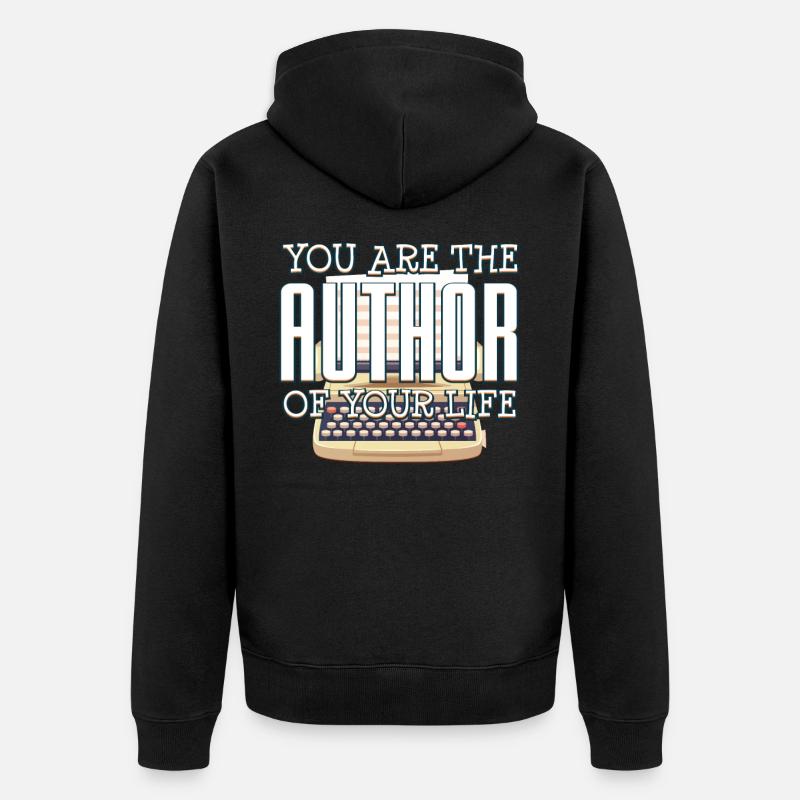 auteur - Veste à capuche bio Premium Unisexe - noir