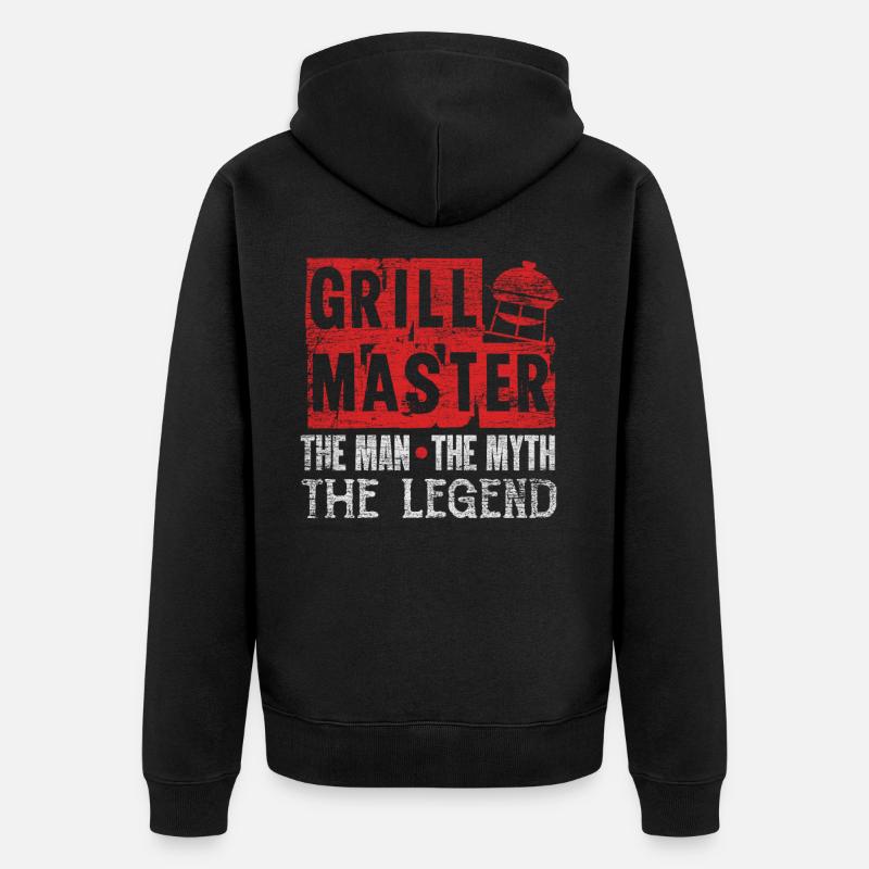 Grill master grill - Veste à capuche bio Premium Unisexe - noir