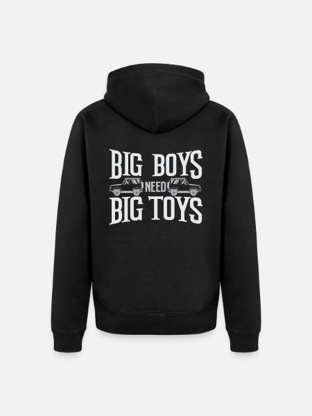 Off-road vehicle - Unisex Premium Organic Zip Hoodie - black