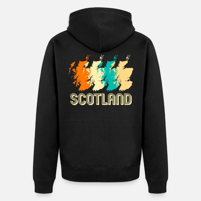 L'Ecosse - Veste à capuche bio Premium Unisexe - noir