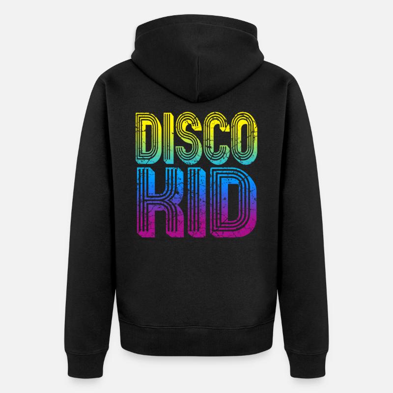 Disco kid - Veste à capuche bio Premium Unisexe - noir