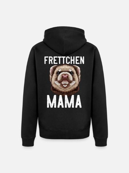 Maman furet - Veste à capuche bio Premium Unisexe - noir