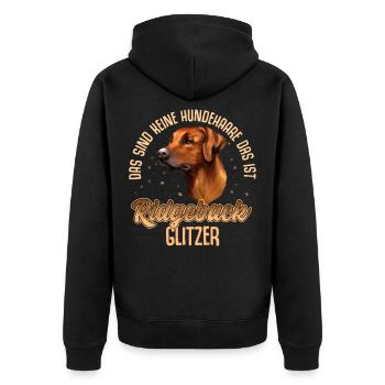Rhodesian Ridgeback - Veste à capuche bio Premium Unisexe - noir - Dos - Nico (187cm)