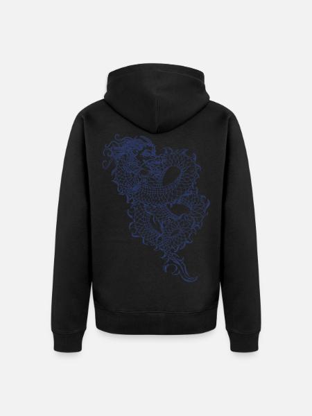 Chinesischer Drache - Unisex Premium Bio Zip Hoodie - 