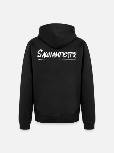 Sauna - Unisex Premium Bio Zip Hoodie - Schwarz