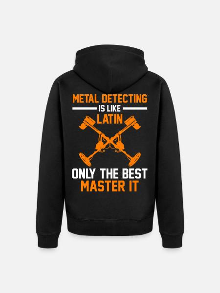 Metal Detection Team Gift - Unisex Premium Organic Zip Hoodie - black