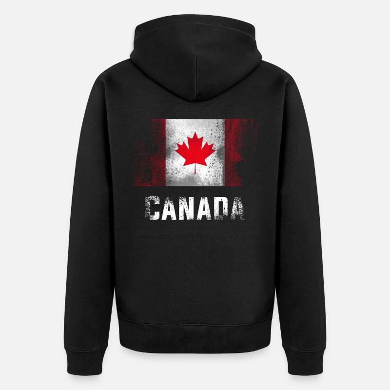 Canada - Veste à capuche bio Premium Unisexe - noir