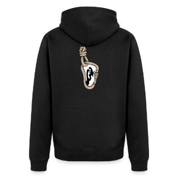 Scie à chaîne Mousqueine - Veste à capuche bio Premium Unisexe - noir - Dos - Nico (187cm)
