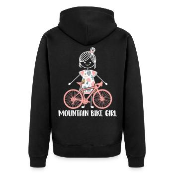 VTT VTT - Veste à capuche bio Premium Unisexe - noir - Dos - Nico (187cm)